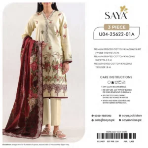 3 piece cotton khaddar