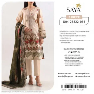 3 piece cotton khaddar