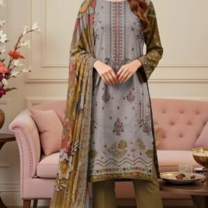 New Arrivals lawn embroidered 3 piece