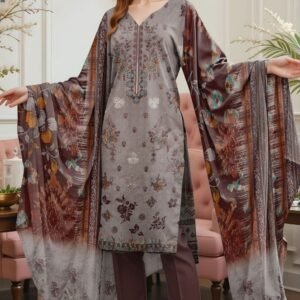 New Arrivals lawn embroidered 3 piece