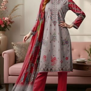 New Arrivals lawn embroidered 3 piece (copy)