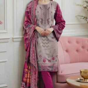 New Arrivals lawn embroidered 3 piece