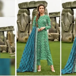 lawn embroidered 3 piece