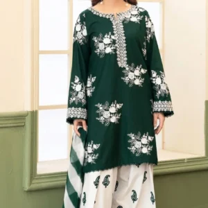 lawn 3 piece embroidered