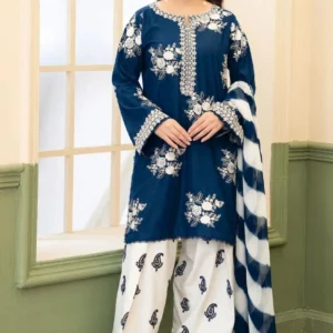 lawn 3 piece embroidered