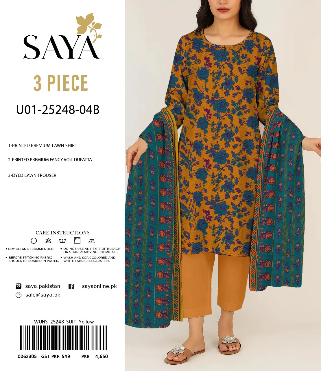 lawn 3 piece