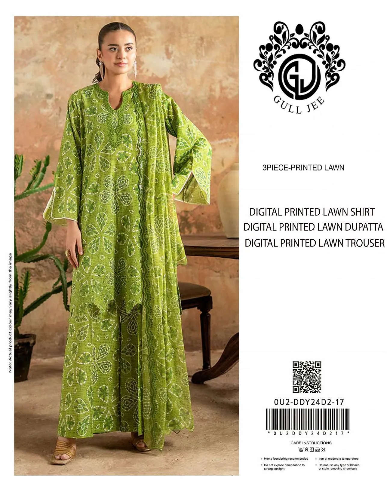 Gul Jee Digital Printed Lawn suit