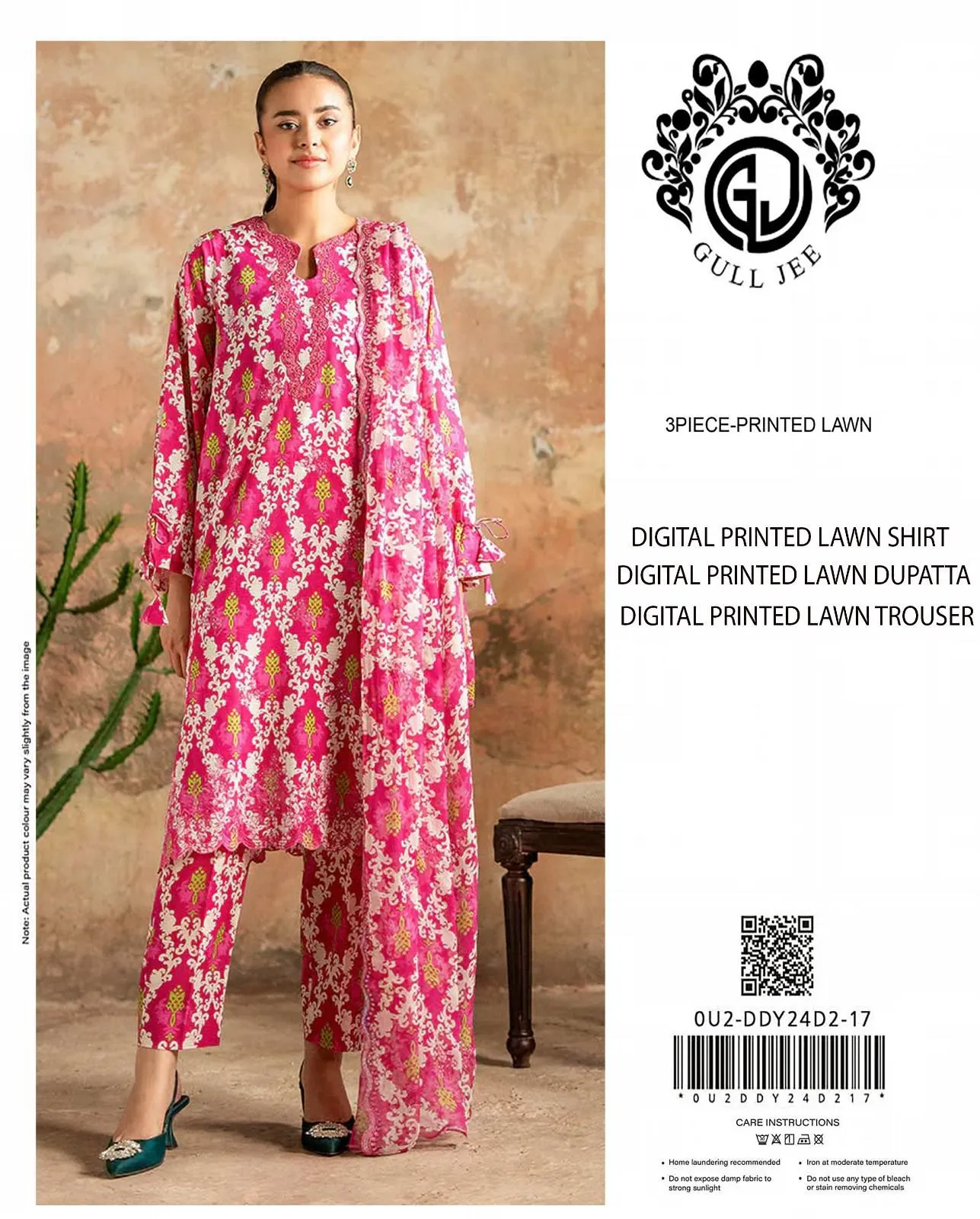 Gul Jee Digital Printed Lawn suit