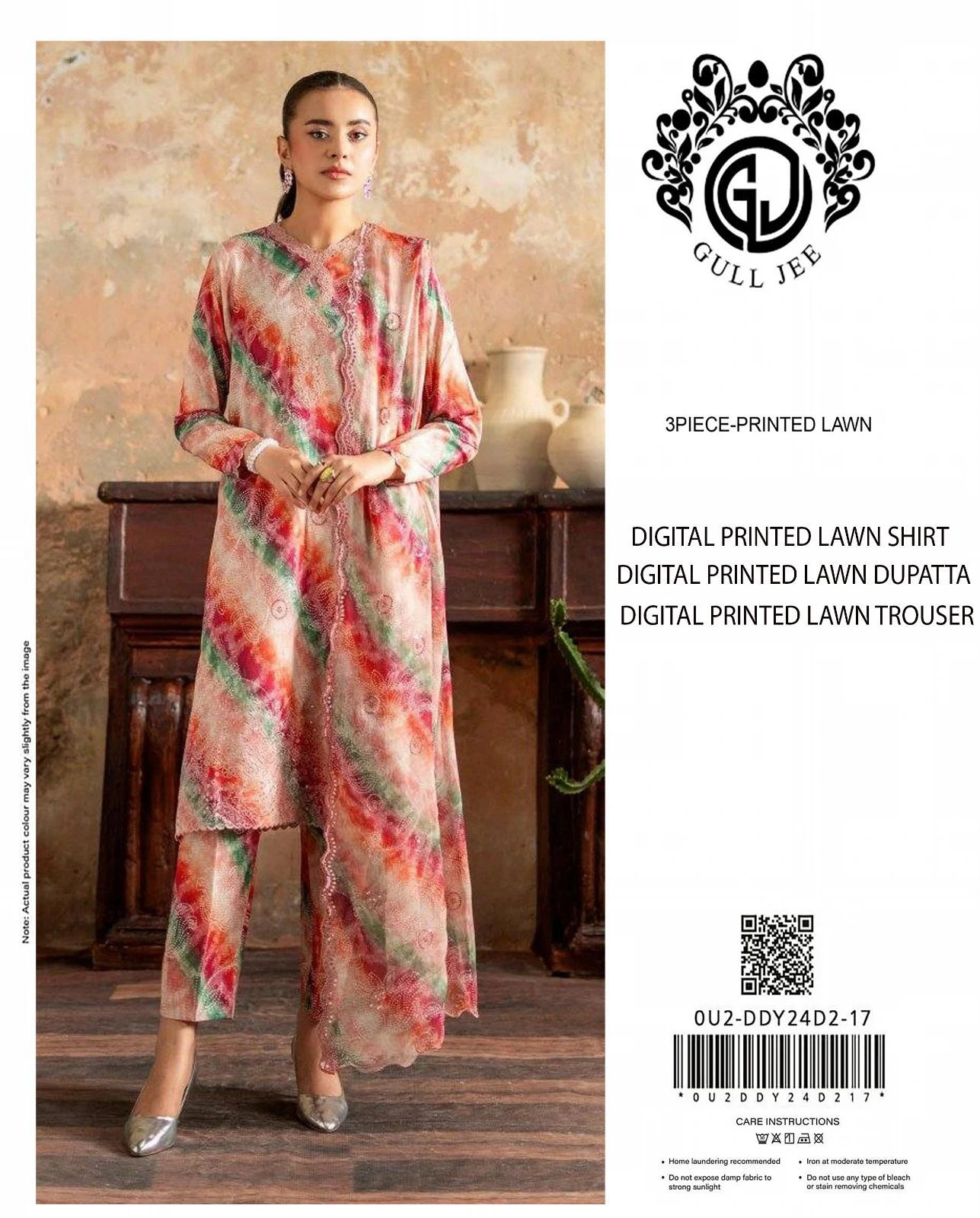 Gul Jee Digital Printed Lawn suit
