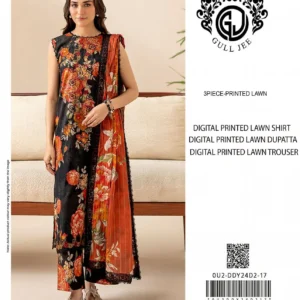 Gul Jee Digital Printed Lawn suit