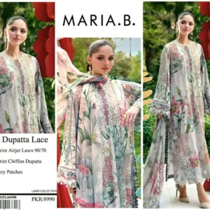 Maria B Printed Lawn 3 Piece Suit
