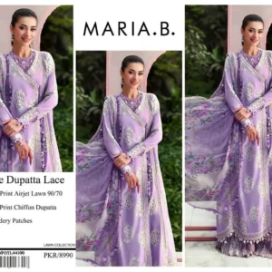 Maria B Printed Lawn 3 Piece Suit