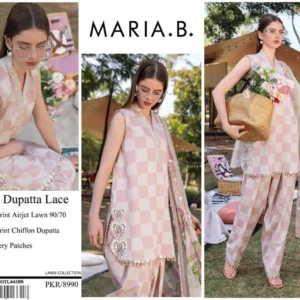 Maria B Printed Lawn 3 Piece Suit