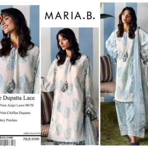 Maria B Printed Lawn 3 Piece Suit