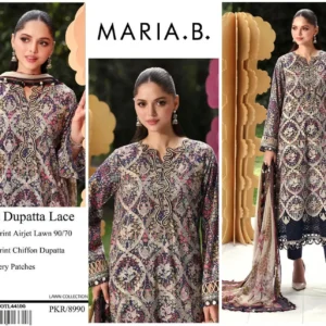 Maria B Printed Lawn 3 Piece Suit
