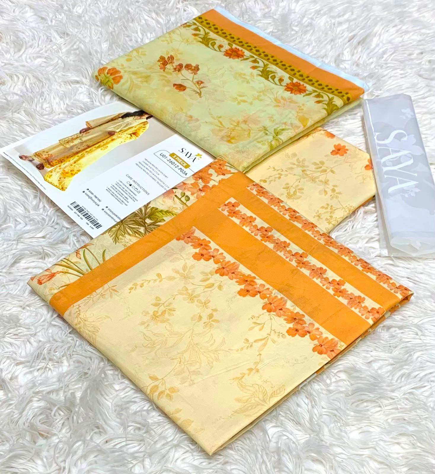 Saya Lawn 3PC Collection 2026