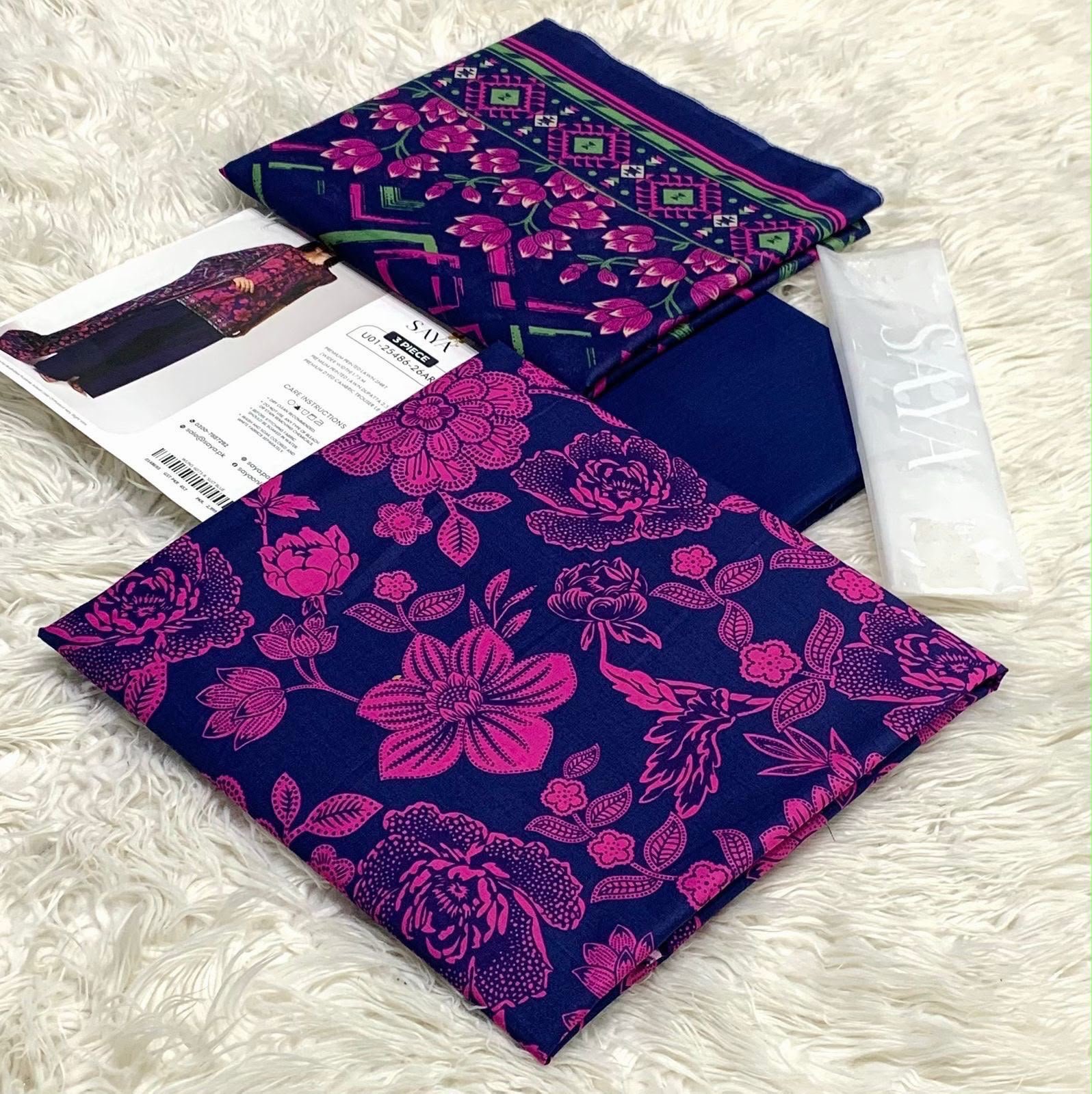 Saya Lawn 3PC Collection 2026