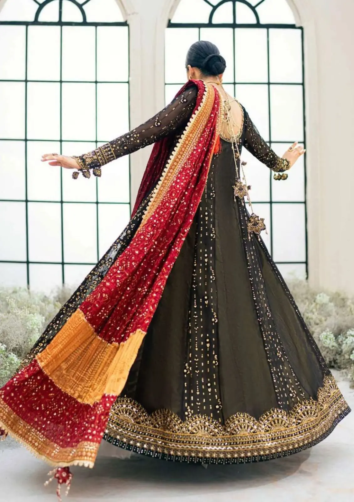 AIK ATELIER Chiffon Frock Suit 2026