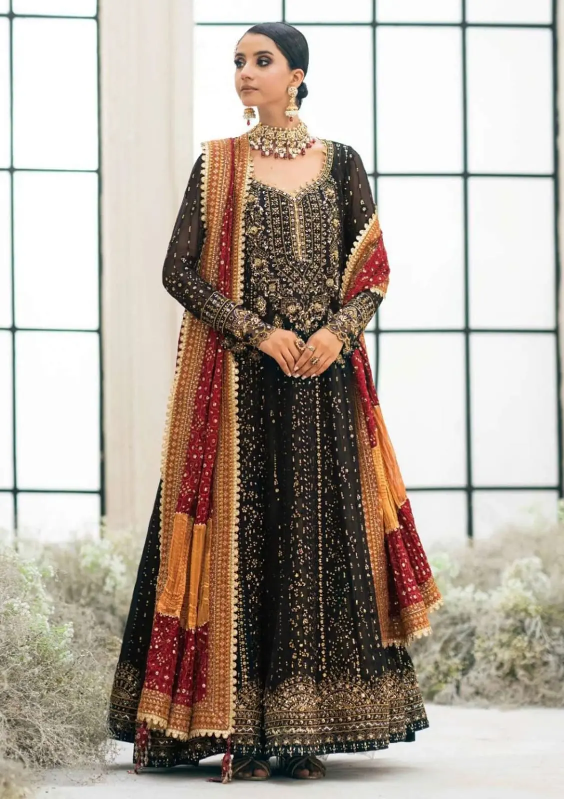 AIK ATELIER Chiffon Frock Suit 2026