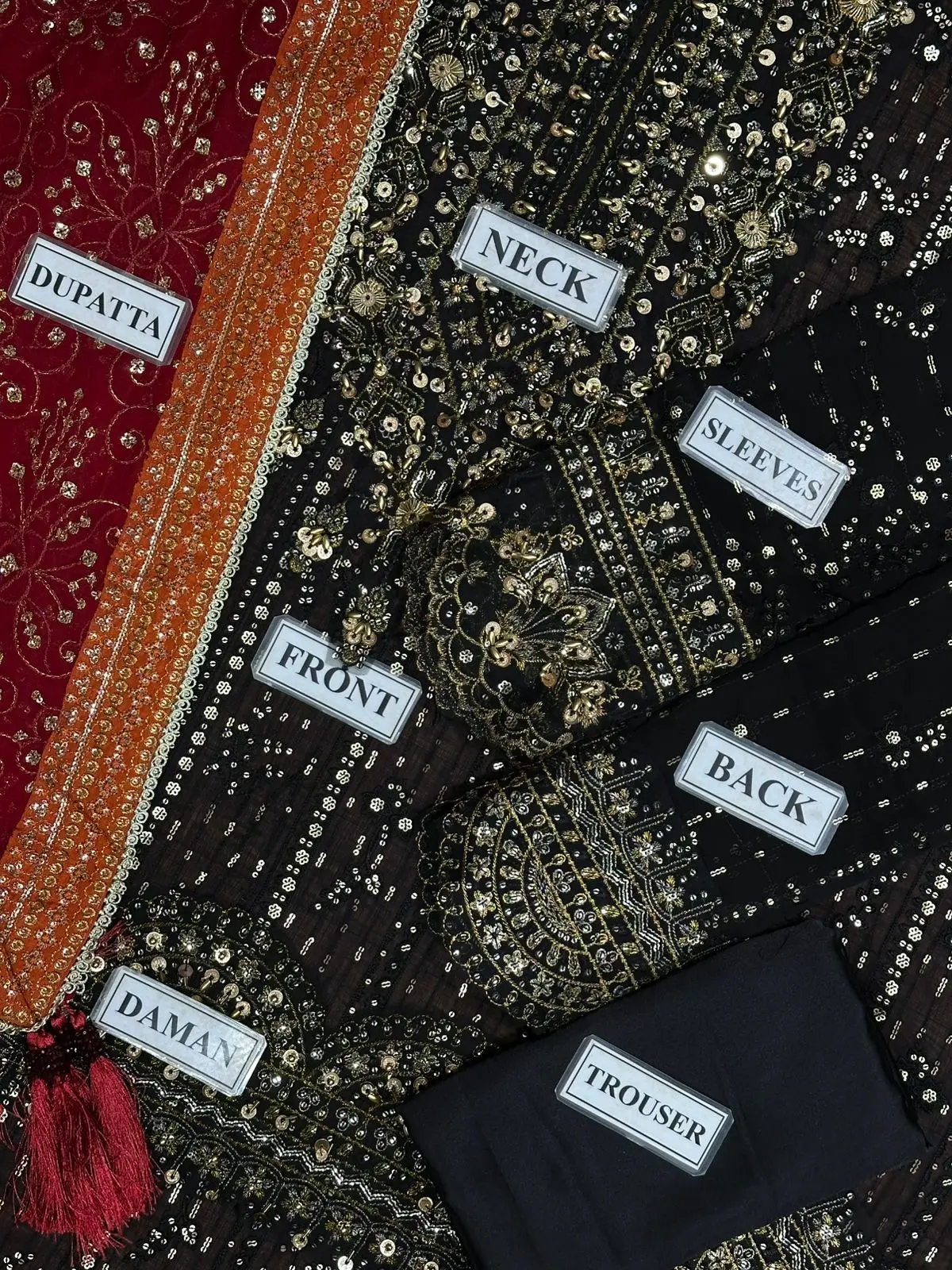 AIK ATELIER Chiffon Frock Suit 2026