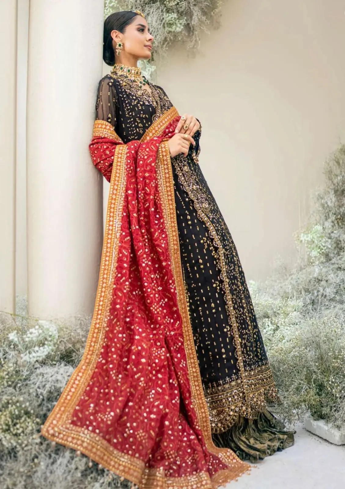 AIK ATELIER Chiffon Frock Suit 2026