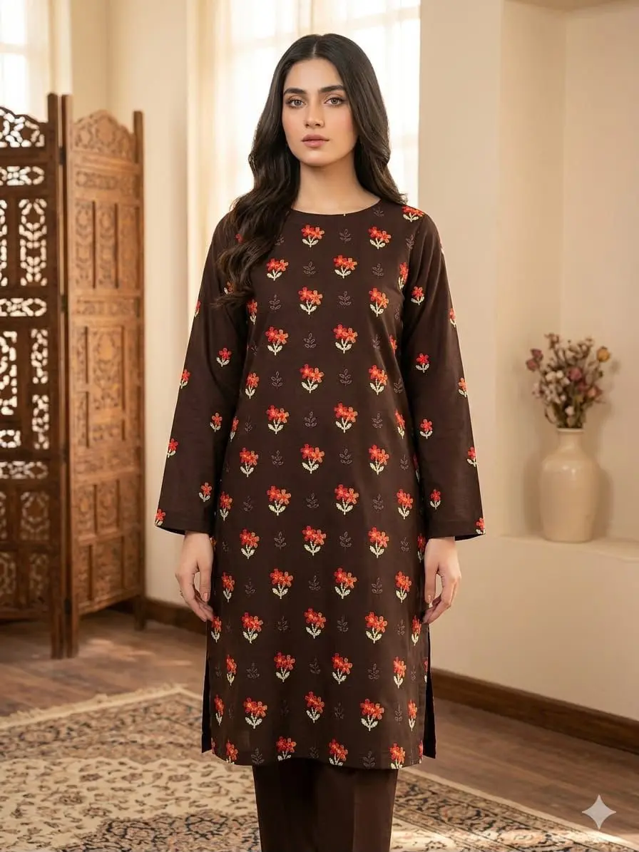 Bareeze Cotton/Lawn 2PC Embroidered Suit 2026