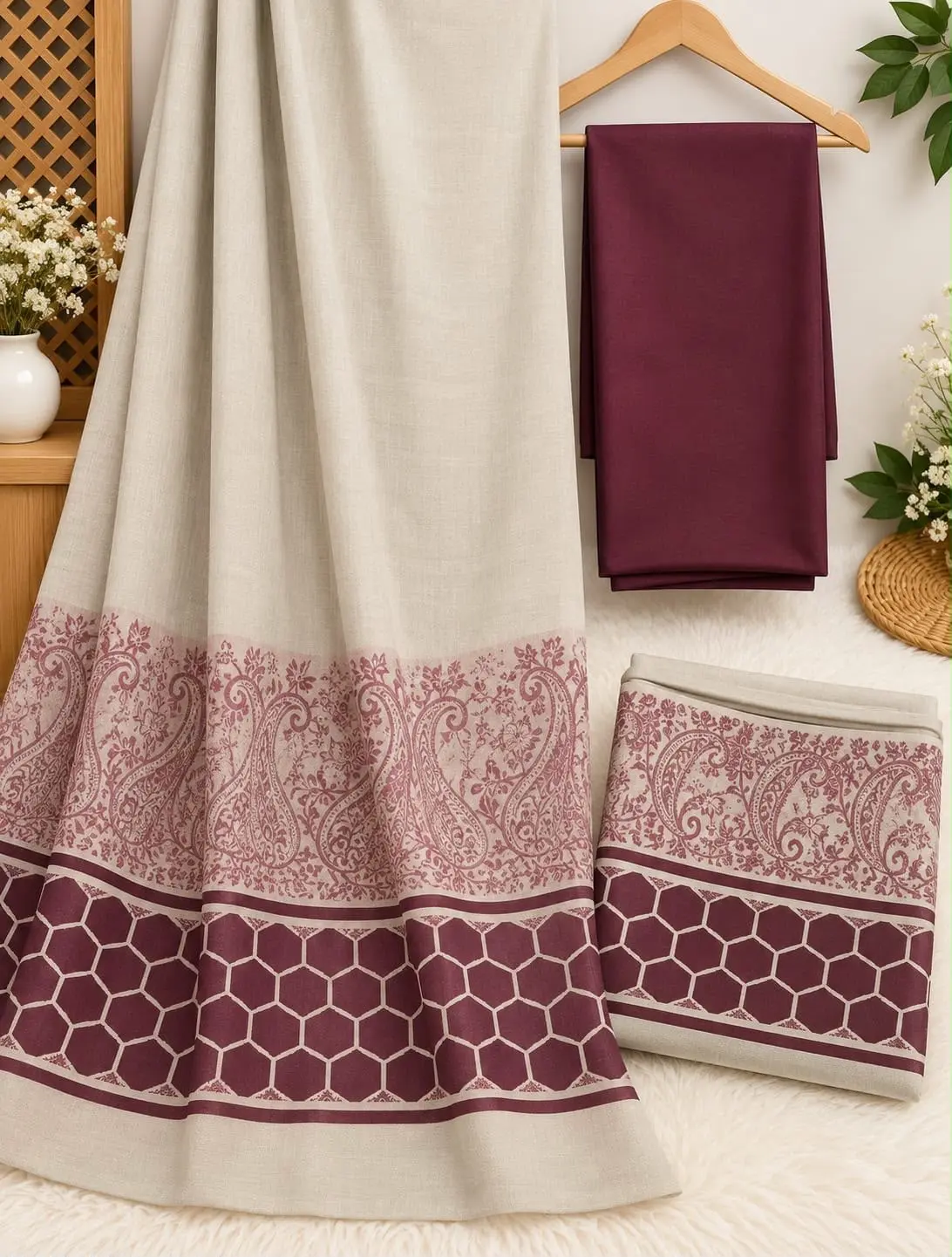 WMR Dhanak With Banarsi Collection 2026 Winter Unstitched Suit
