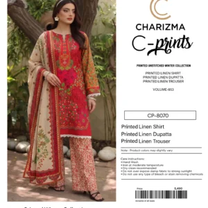 C PRINTS Linen 3 Piece Suit 2026