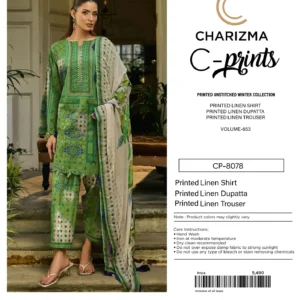 C PRINTS Linen 3 Piece Suit 2026