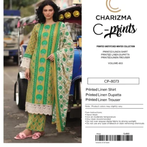 C PRINTS Linen 3 Piece Suit 2026