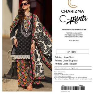C PRINTS Linen 3 Piece Suit 2026