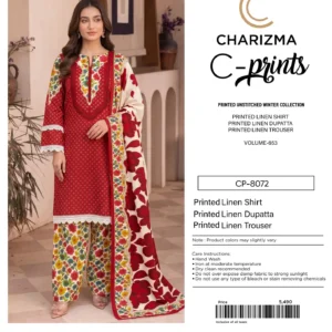 C PRINTS Linen 3 Piece Suit 2026