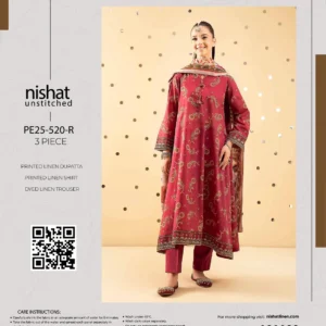 NISHAT Linen 3 Piece Suit 2026