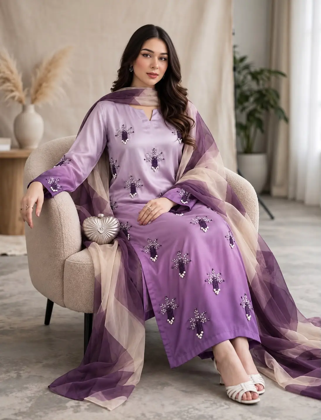 WMR Collection Shamoze Silk 3 Piece Suit 2026