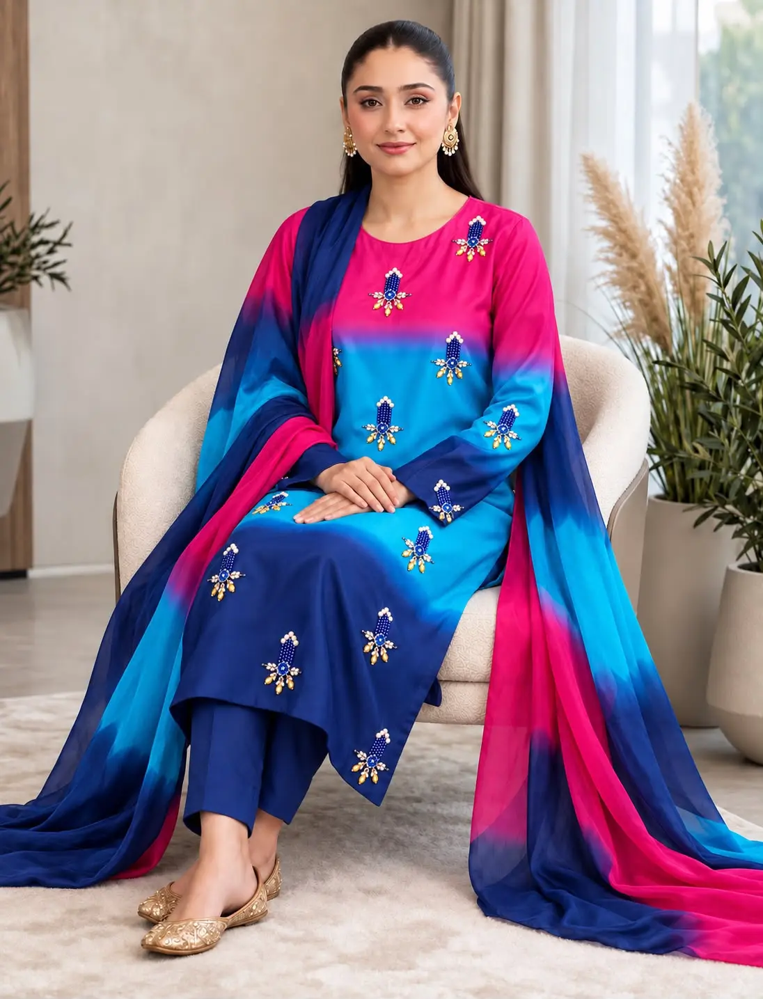 WMR Collection Shamoze Silk 3 Piece Suit 2026