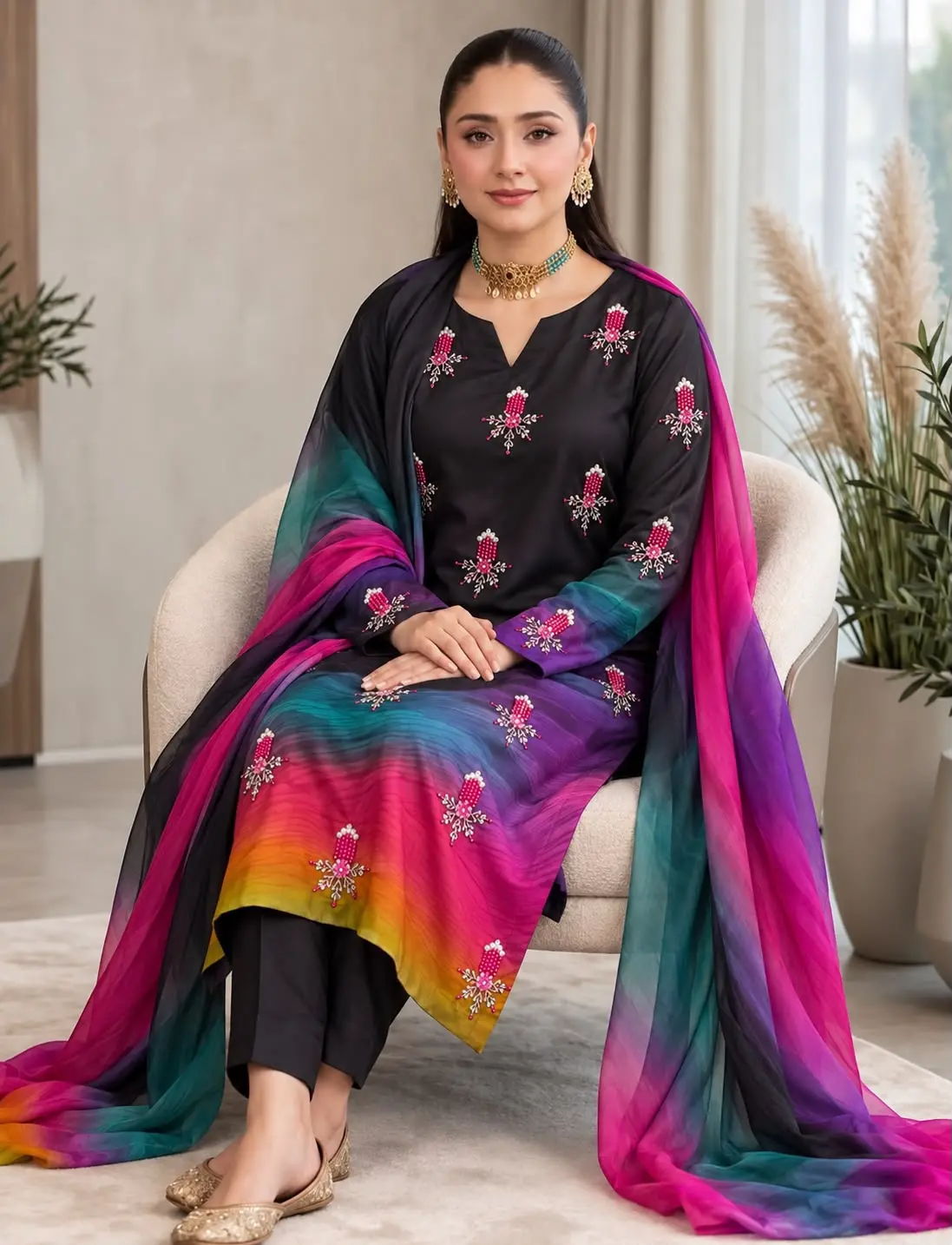 WMR Collection Shamoze Silk 3 Piece Suit 2026