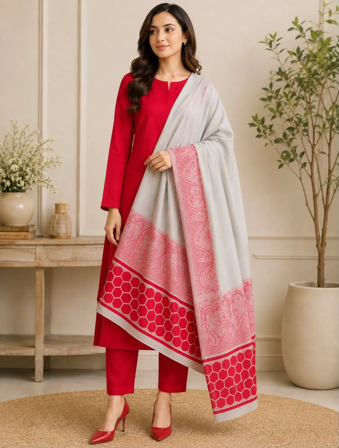 WMR Dhanak With Banarsi Collection 2026 Winter Unstitched Suit